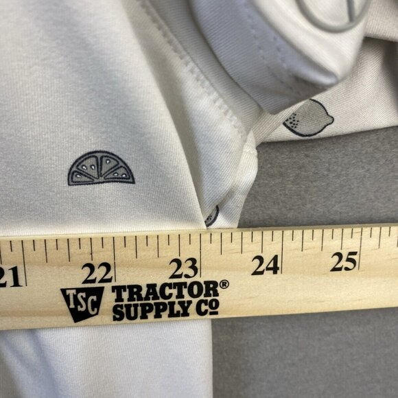 Puma Arnold Palmer Cloudspun Polo Shirt Mens XL Lemons Dadcore Golf Workwear EUC - Picture 9 of 10